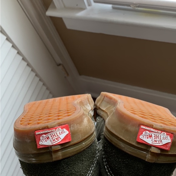 Green suede Vans - Picture 4 of 4